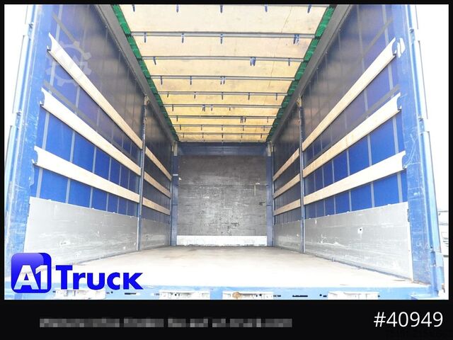 Wechselbrücke mit Pritsche & Plane KRONE Wechselbrücke 7,45, Code XL, Bordwand, neue Plane