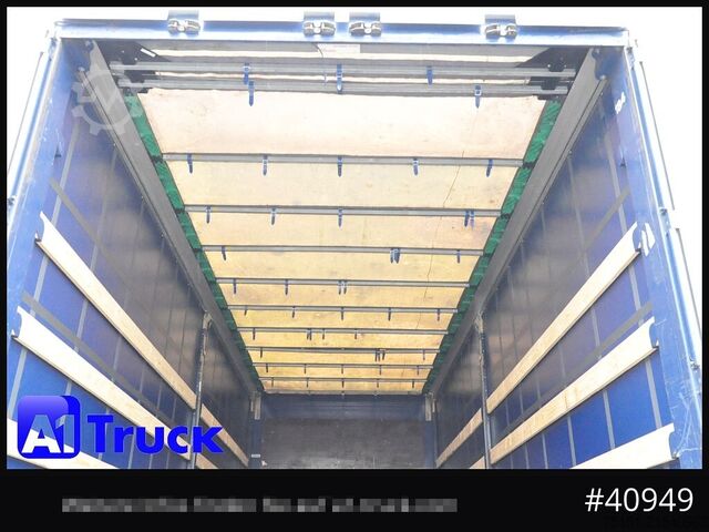 Wechselbrücke mit Pritsche & Plane KRONE Wechselbrücke 7,45, Code XL, Bordwand, neue Plane