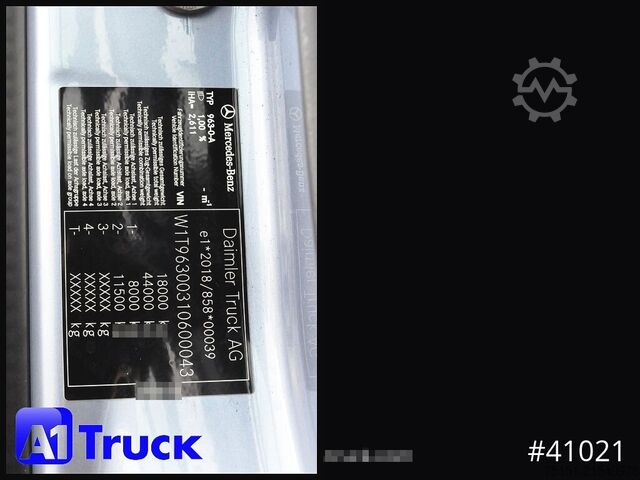 Absetzkipper LKW MERCEDES-BENZ Actros 1848,  Meiller AK12T Funk Retarder Standklima