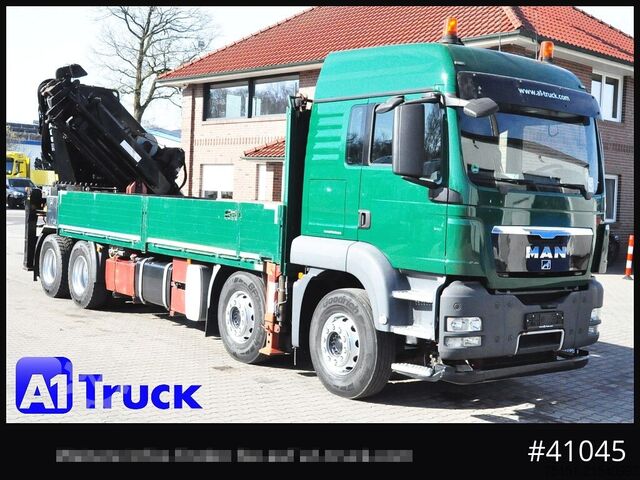 Autokran MAN TGS 32,480, 8x4, MKG HLK 591 Seilwinde, Funk,