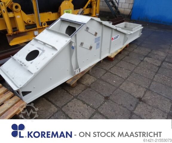 Vibrationsrinne Jöst 3500-500 FUF Test Vibrating Chute Jöst 3500-500 FUF