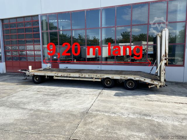 Tieflader Anhänger Müller-Mitteltal PT 30  3 Achs Tieflader 9,20 m Ladefläche