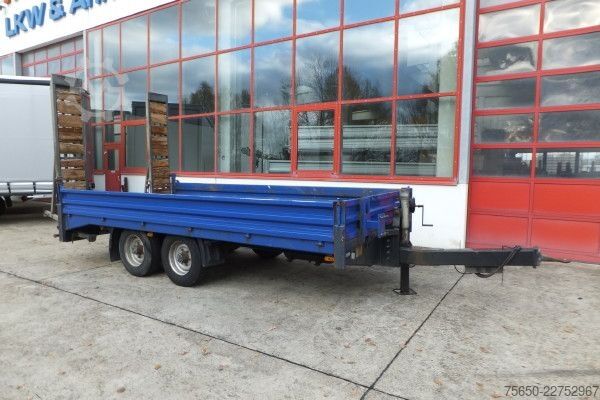 Low loader trailer Humbaur HBT10  Tandemtieflader
