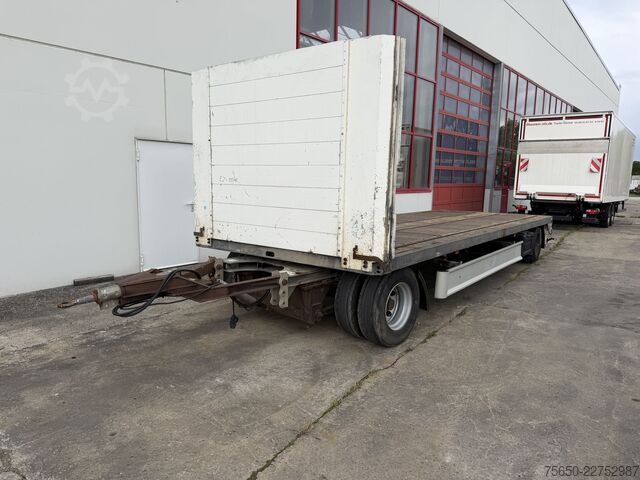 Open trailer Fliegl ZPS180  2 Achs Jumbo-Plato- Anhänger