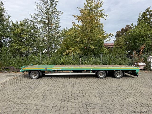 Low loader trailer Müller-Mitteltal TP 24,0  3 Achs Jumbo Prischen 9,40 m, Wenig Benutzt