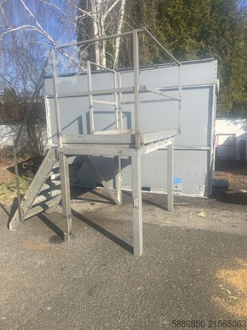 Podest zum Waschen / Warten von Maschinen aus Edelstahl  