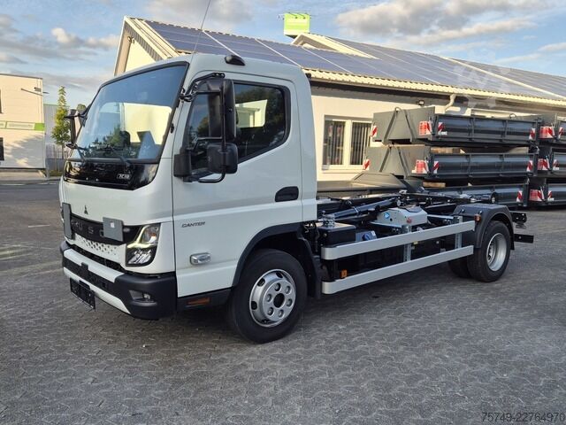 Telehoist load lugger van Fuso Canter FUSO 7C18 Duonic City Abrollkipper