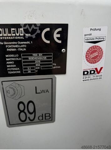 Aufsitz Kehrmaschine Scheuersaugmaschine Dulevo 1100 EH