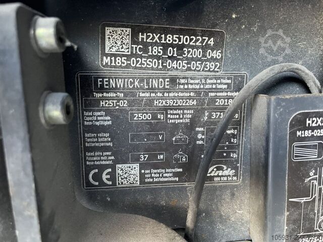 LPG Forklifts Linde H25T-02