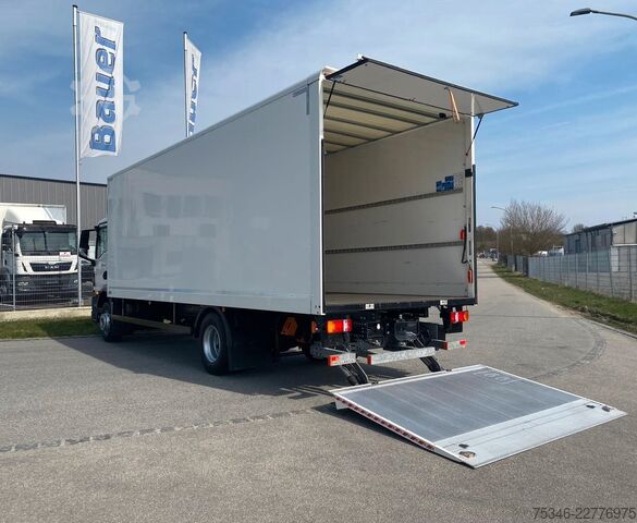 Box truck MAN TGM 15.290 BL/Koffer/3Sitzer/NL8,0 To/LBW/17 tkm