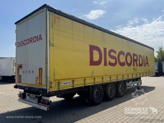 Auflieger mit Pritsche & Plane Schmitz Cargobull Curtainsider Standard