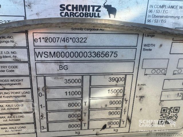 Auflieger mit Pritsche & Plane Schmitz Cargobull Curtainsider Standard