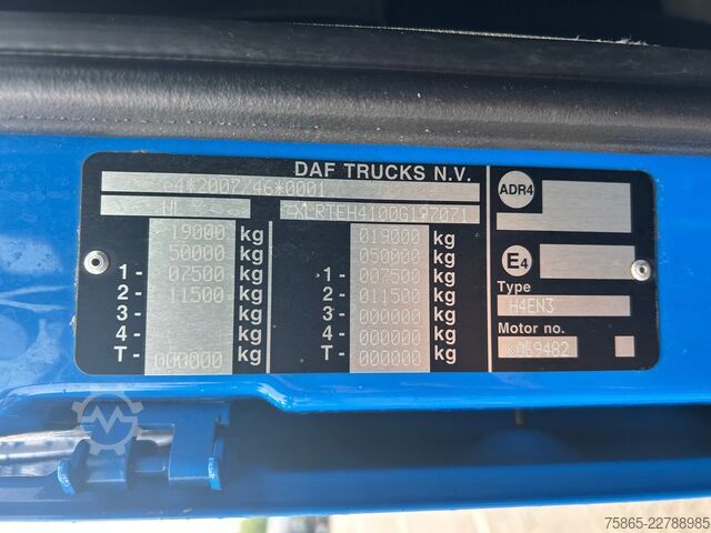 Volume tractor DAF XF 450 FT SC / 857 dkm / Tacho V2 / 2 Tanks / N...