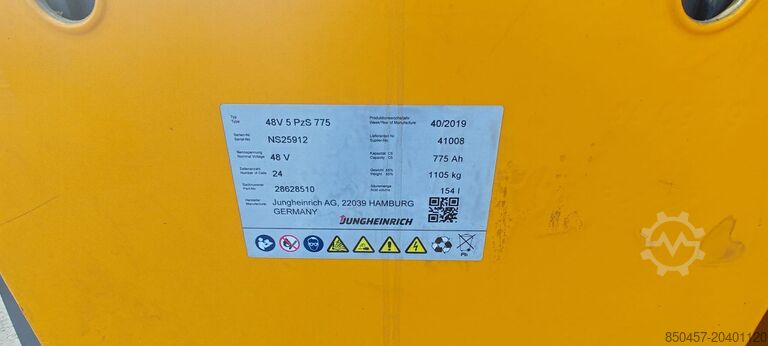 Schubmaststapler Jungheinrich ETM 216 8.42m/ 2019y/ 1.6t/ 10824h