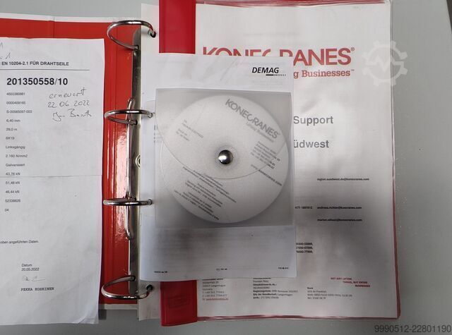 Crane trolley for overhead travelling crane Konecranes CXT30410020A35FALOS