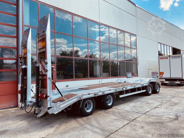 Tieflader Anhänger Möslein T 4 VB F  4 Achs Tieflader- Anhänger, Neufahrzeug
