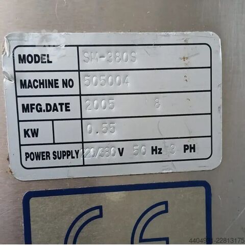 Baguette moulder, 50 to 1200 g SINMAG SM-380S