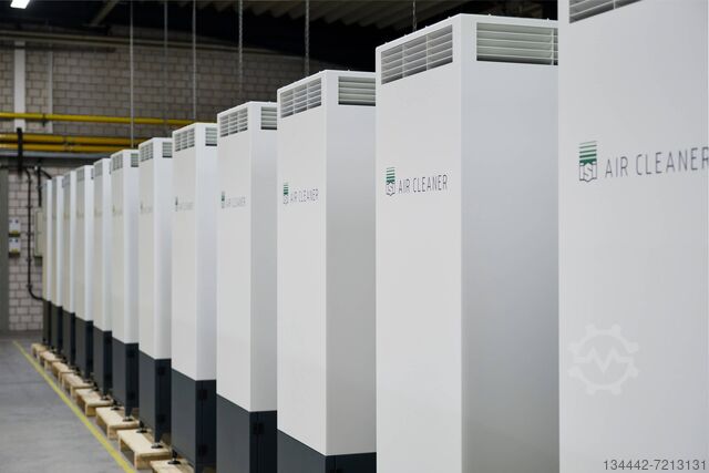 ISI AIR CLEANER, professionell H14 HEPA ISI Gruppe - Gegen Viren, Bakterien ... 6-facher Luftwechsel - Räume bis 160 m²