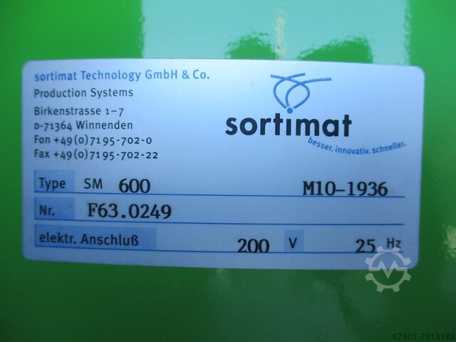 Vibratory feeder, sorting machine, SORTIMAT Wendelförderer SM 600