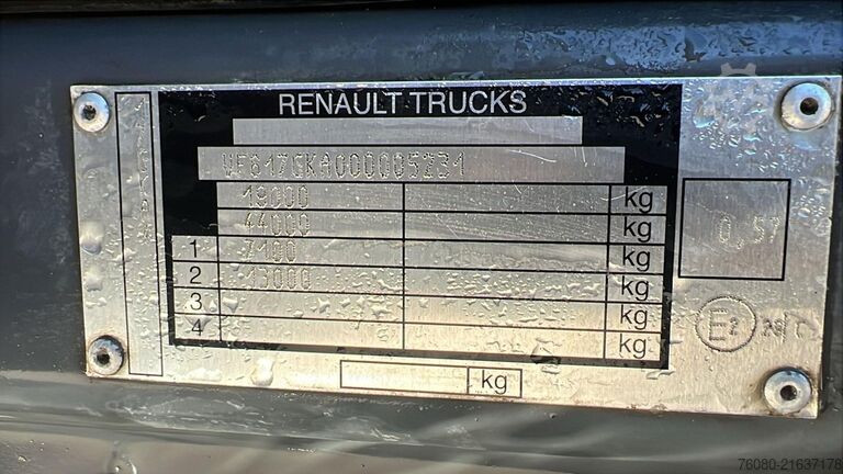 Standard tractor Renault Magnum 500 DXI (GOOD CONDITION / BONNE ETAT)