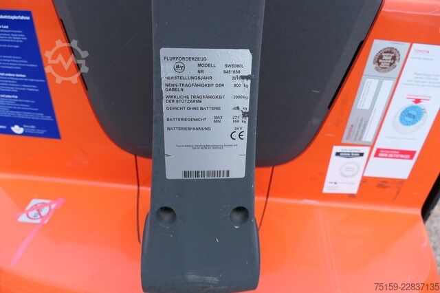 Manual stacker bt SWE 080L Batterie 26/2024