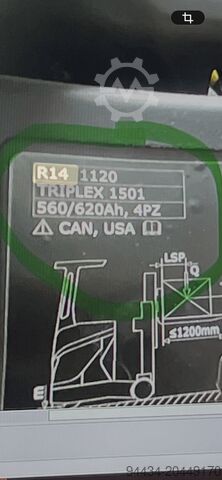 Schubmaststapler Linde R14-01