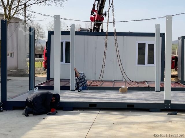 Wohncontainer Wolf Tiny Büro- Wohncontainer XL-11 FLATPACK