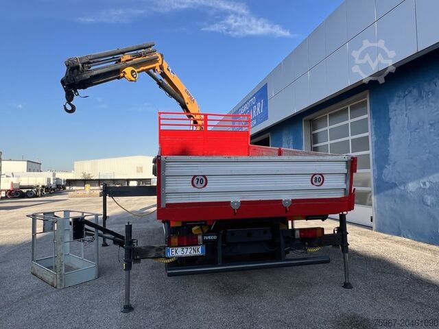 Dreiseitenkipper mit Kran Iveco Eurocargo 140e25