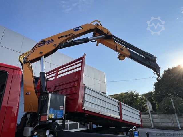 Dreiseitenkipper mit Kran Iveco Eurocargo 140e25