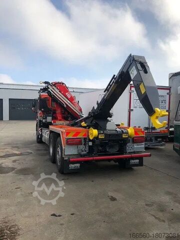 Container transport (hook-lift system) DAF CF 480 FAN WITH FASSI F235A. 2.23 E-DYNAMIC + ...