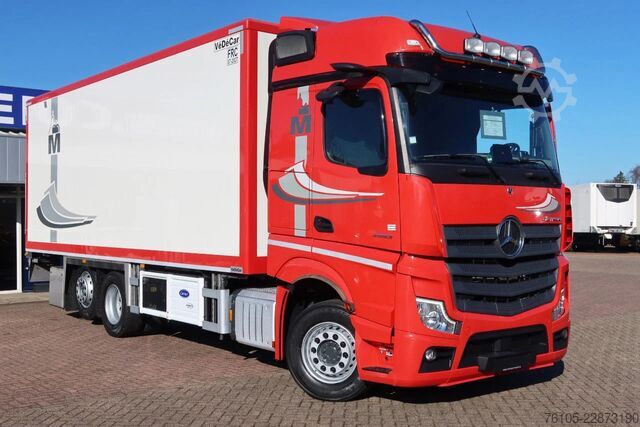 Kühl-/Tiefkühltransport Mercedes-Benz Actros 2653 2653 LL Koel/Vries. Cherau Aanhange...