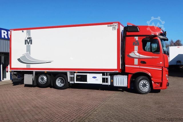Kühl-/Tiefkühltransport Mercedes-Benz Actros 2653 2653 LL Koel/Vries. Cherau Aanhange...
