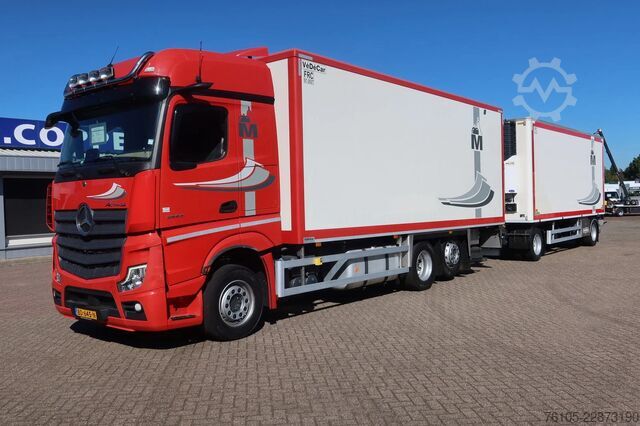 Kühl-/Tiefkühltransport Mercedes-Benz Actros 2653 2653 LL Koel/Vries. Cherau Aanhange...