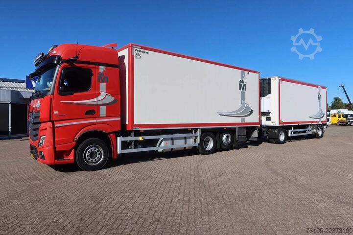Kühl-/Tiefkühltransport Mercedes-Benz Actros 2653 2653 LL Koel/Vries. Cherau Aanhange...
