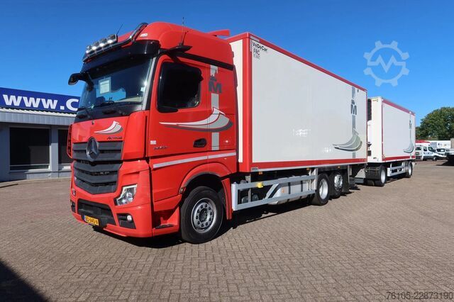 Kühl-/Tiefkühltransport Mercedes-Benz Actros 2653 2653 LL Koel/Vries. Cherau Aanhange...