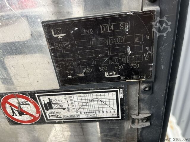 Fahrerstandstapler Linde D14SP