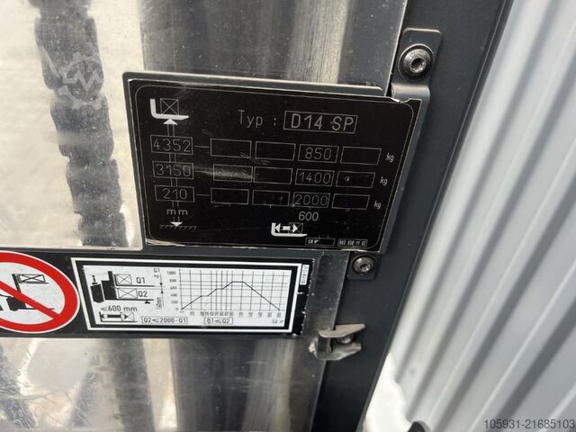 Fahrerstandstapler Linde D14SP