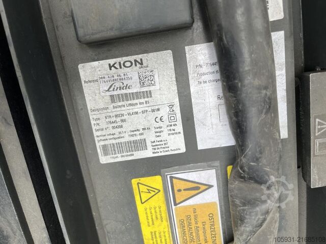 Stand-on stacker Linde D12SP