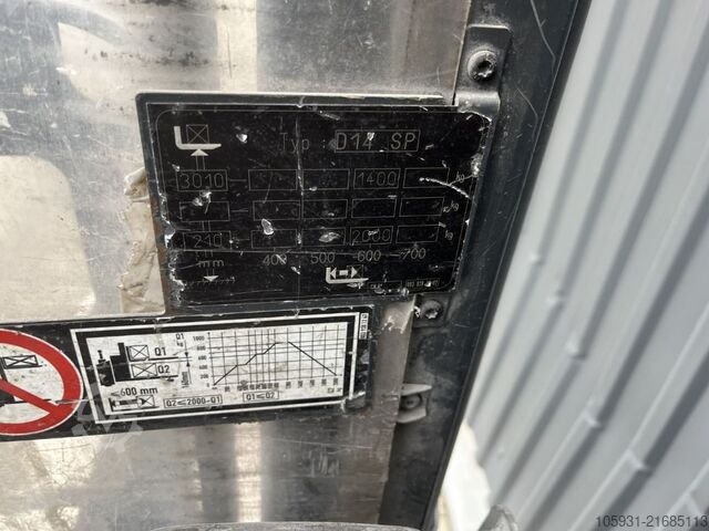 Fahrerstandstapler Linde D14SP