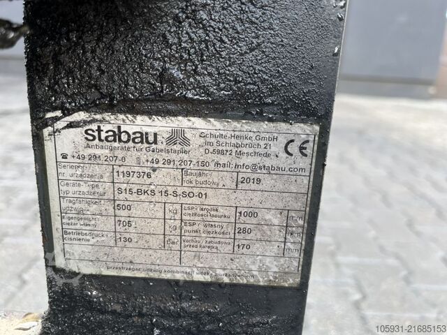 Foam clamps Stabau S15-BKS 15-S-S0-01