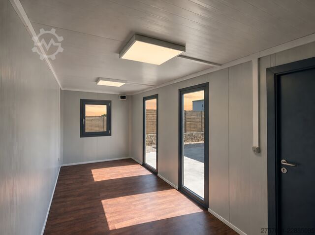 Office Containers | Living Containers Bürocontainer / Wohncontainer / Baucontainer Modell ANTHRAZIT