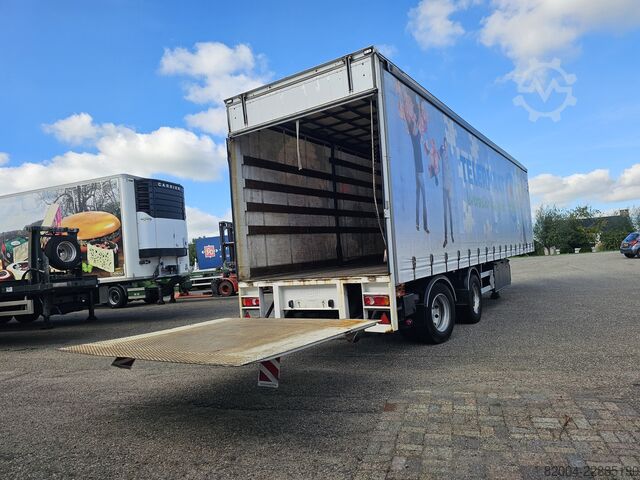 2000 PACTON T2-001 STEERING AXLE/LOADING LIFT/ BPW DRUM. PACTON T2-001 STEERING AXLE/LOADING LIFT/ BPW DRUM.