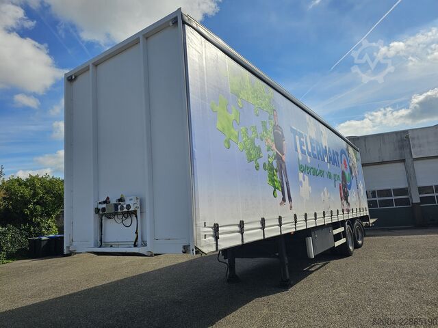 2000 PACTON T2-001 STEERING AXLE/LOADING LIFT/ BPW DRUM. PACTON T2-001 STEERING AXLE/LOADING LIFT/ BPW DRUM.