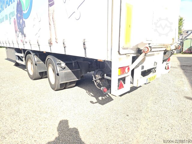 2000 PACTON T2-001 STEERING AXLE/LOADING LIFT/ BPW DRUM. PACTON T2-001 STEERING AXLE/LOADING LIFT/ BPW DRUM.