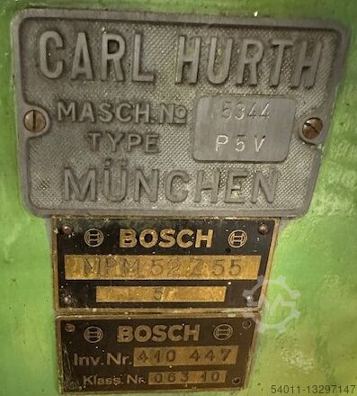 Straightening press Carl Hurth P5V