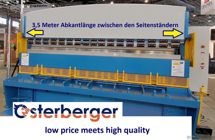 CNC-Abkantpresse und Tafelschere kombi. OSTERBERGER KBA