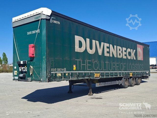 Auflieger mit Pritsche & Plane Schmitz Cargobull Curtainsider Mega