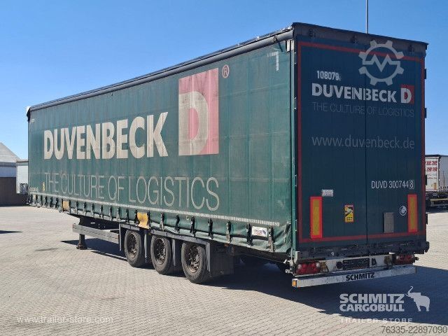 Auflieger mit Pritsche & Plane Schmitz Cargobull Curtainsider Mega
