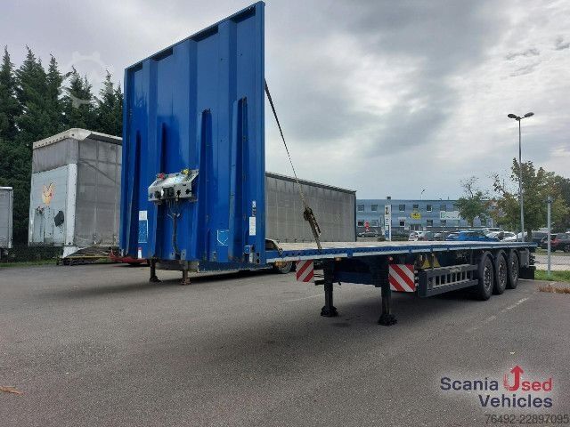 Auflieger mit offener Pritsche Schwarzmüller S1 Pritsche 4,0 m ausziehbar + Ladungsträger 1,5
