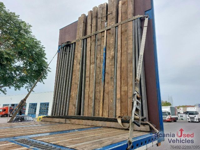 Auflieger mit offener Pritsche Schwarzmüller S1 Pritsche 4,0 m ausziehbar + Ladungsträger 1,5